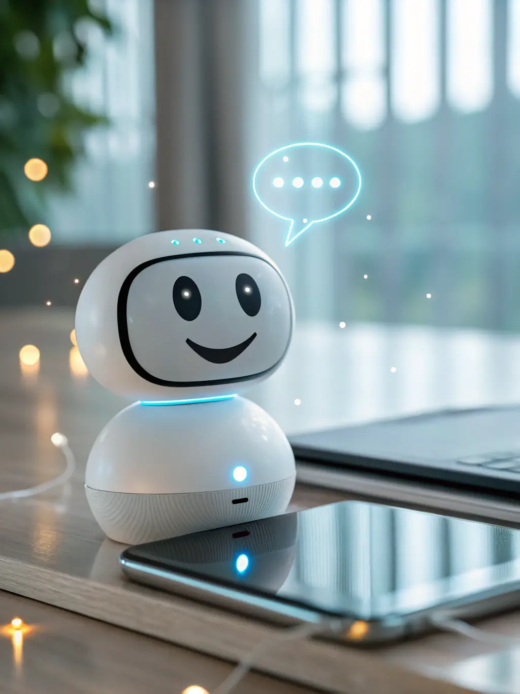An image of an AI voice agent proactively engaging with customers, offering personalized recommendations and assistance.